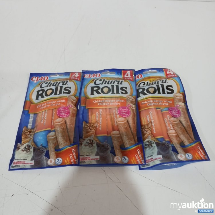 Artikel Nr. 472233 Artikel Nr. 472233: Ciao Churu Rolls Chicken Recipe Wraps 4 Sticks