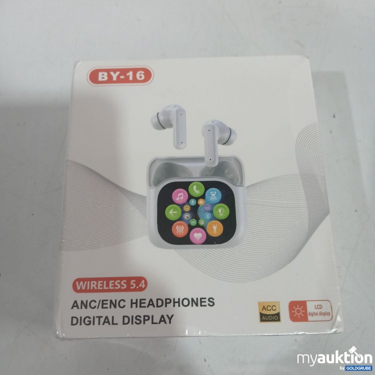 Artikel Nr. 525233: ANC/ENC Headphones Digital Display BY-16 Wireless 5.4 