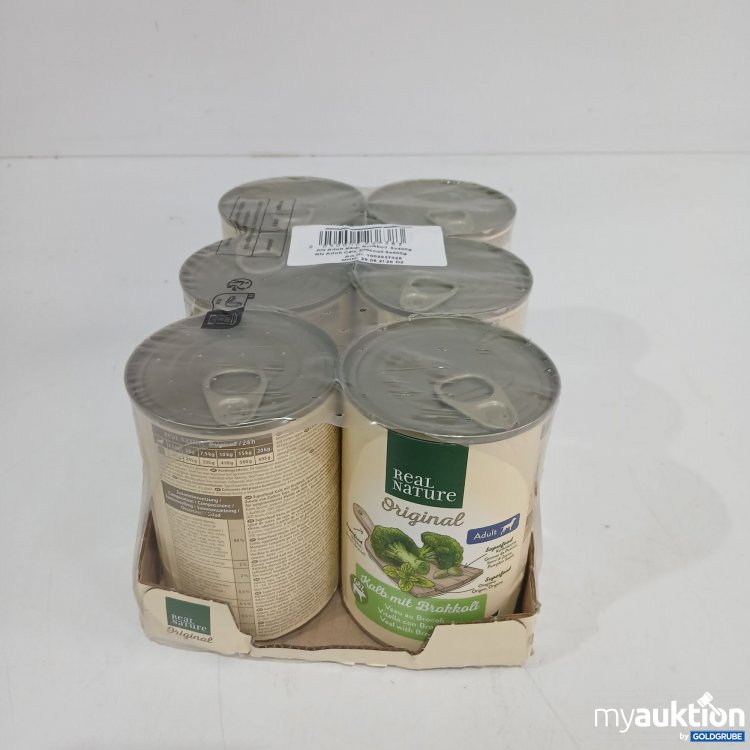 Artikel Nr. 809233: Real Nature Hundefutter Adult Kalb,Brokkoli 6x400g