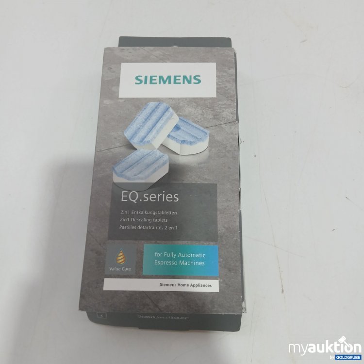 Artikel Nr. 852233: Siemens EQ Series 2in1 Entkalkungstabletten 