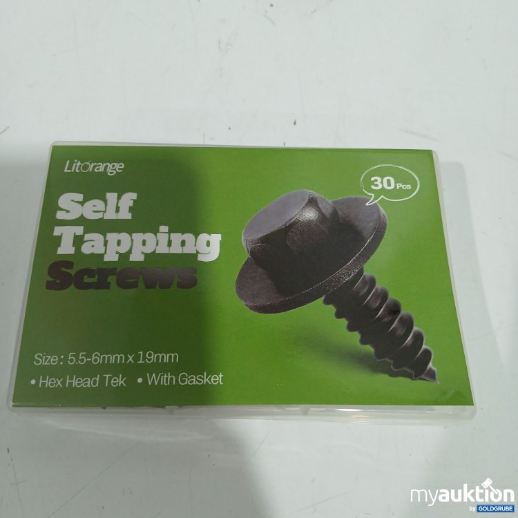 Artikel Nr. 882233: Litorange Self Tapping Screws 5.5-6mm x 19mm 30Pcs 