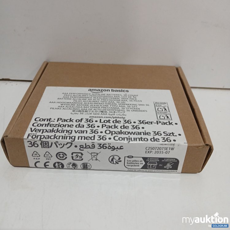 Artikel Nr. 955233: Amazon Basics AAA Performance Batterien 36 Stück  