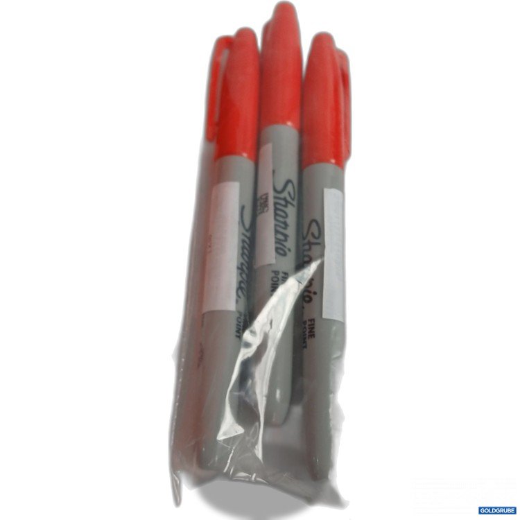 Artikel Nr. 961233: Sharpie Fine Point 1mm Stift Red 3x