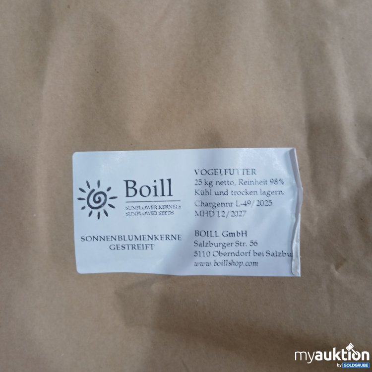 Artikel Nr. 985233 Artikel Nr. 985233: Boill Volgelfutter Sonnenblumenkerne gestreift 25kg