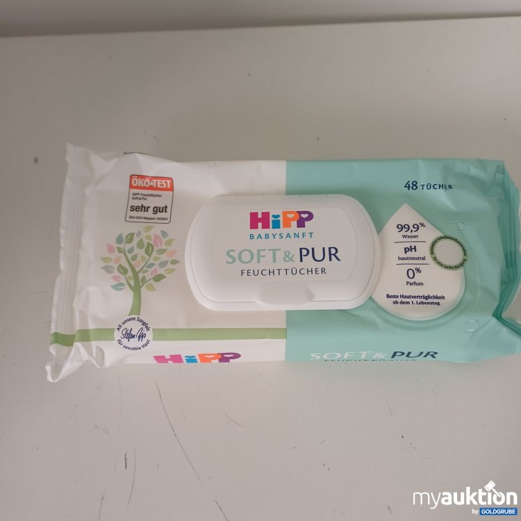 Artikel Nr. 467234: HiPP Babysanft Soft & Pur Feuchttücher 48stk