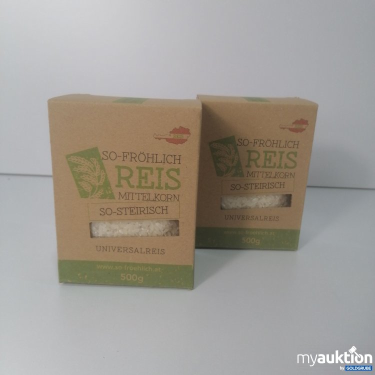 Artikel Nr. 778234 Artikel Nr. 778234: So-Fröhlich Reis Mittelkorn 2x500g