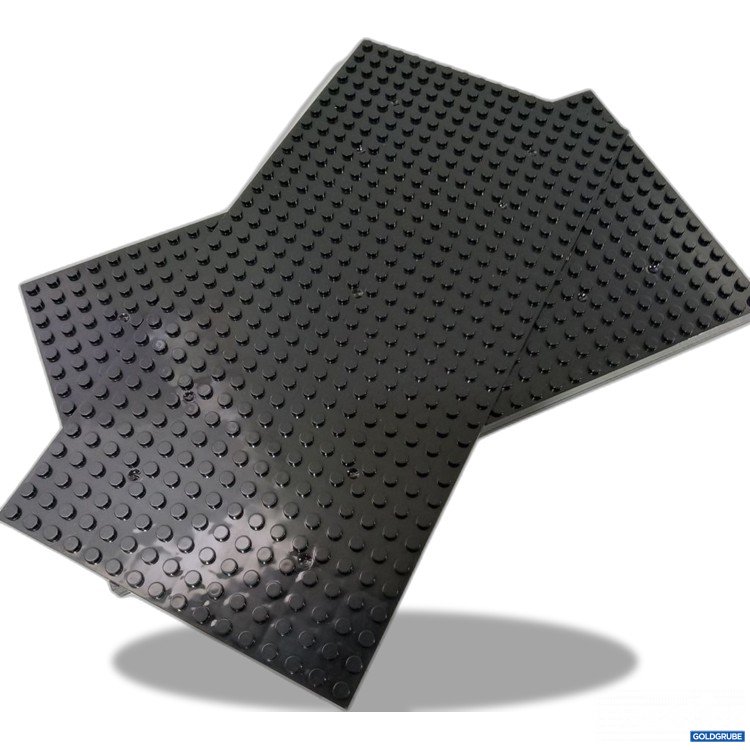 Artikel Nr. 917234: Bauplatte 4 Stück, ca. 25,5x12,5cm, schwarz