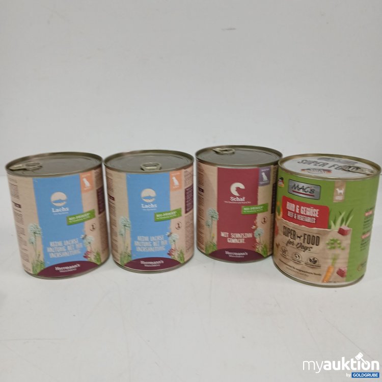 Artikel Nr. 950234: Diverse Hundefutter 4x800g 