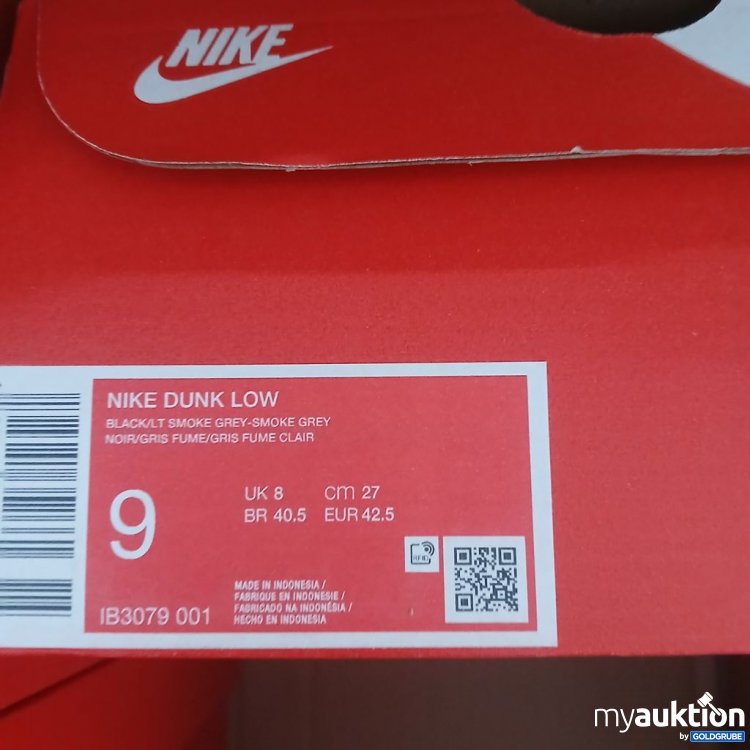 Artikel Nr. 954234: Nike Dunk Low Smoke Grey Sneaker