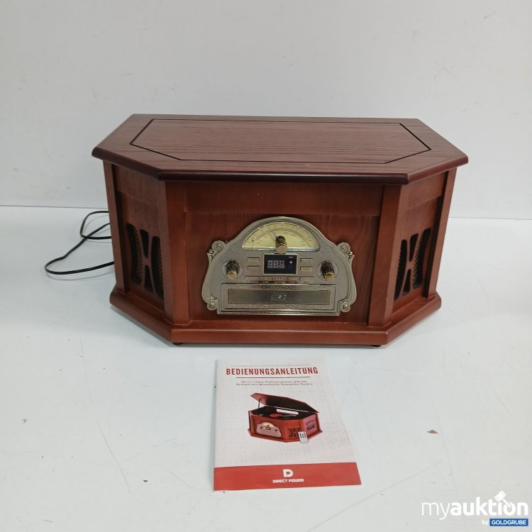 Artikel Nr. 961234: Direct Power 10in1 Holz Plattenspieler Stereo System mit Bluetooth 
