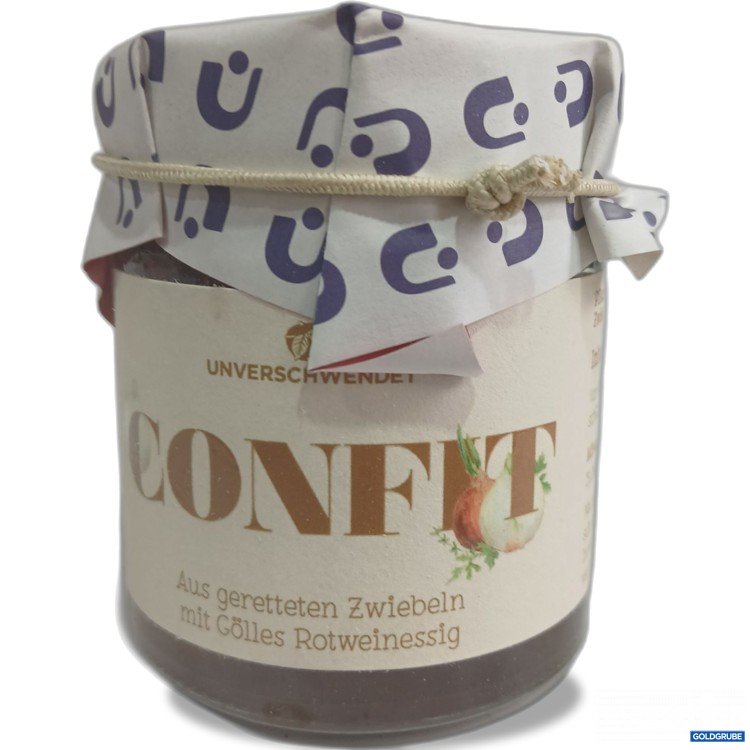 Artikel Nr. 979234: Unverschwendet Confit aus geretteten Zwiebeln mit Gölles Rotweinessig 140g