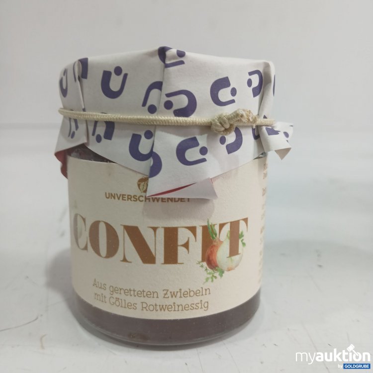 Artikel Nr. 979234: Unverschwendet Confit aus geretteten Zwiebeln mit Gölles Rotweinessig 140g