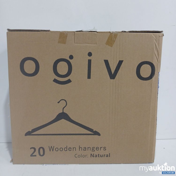 Artikel Nr. 438235: Ooivo 20 Holz Kleiderbügel Natural 
