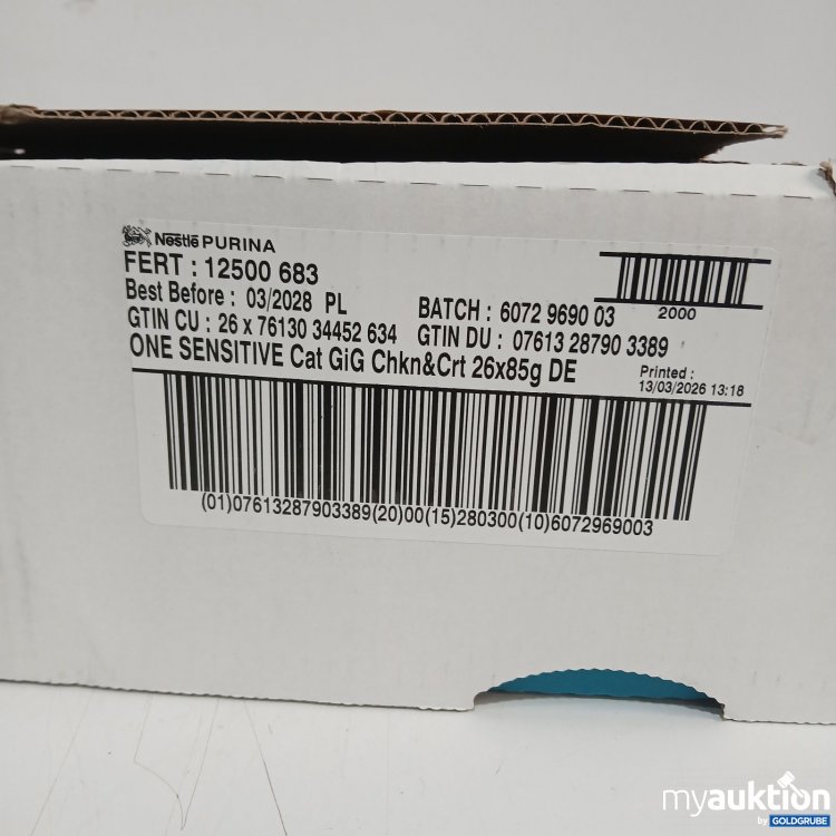 Artikel Nr. 472235 Artikel Nr. 472235: Purina ONE Sensitive Cat 26 x 85 g