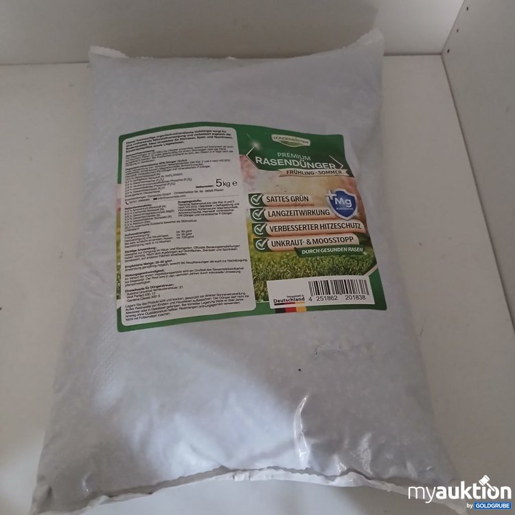 Artikel Nr. 921235: Premium Rasendünger Frühling-Sommer 5 kg