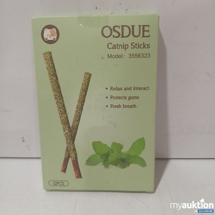 Artikel Nr. 933235 Artikel Nr. 933235: OSDUE Catnip Sticks 12 Stück