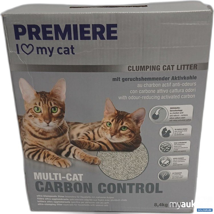 Artikel Nr. 953235: Premiere Clumping Cat Litter Carbon Control 8,4Kg 