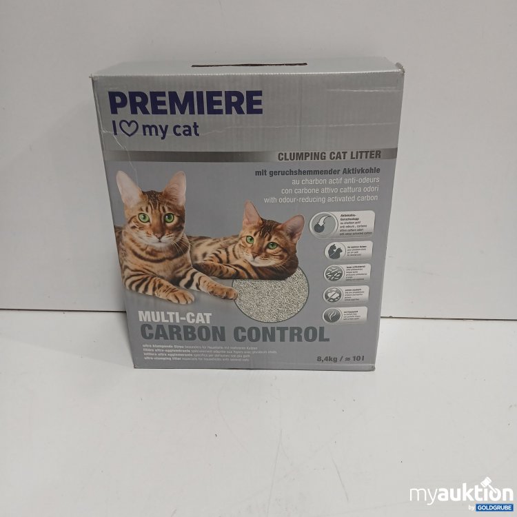 Artikel Nr. 953235: Premiere Clumping Cat Litter Carbon Control 8,4Kg 