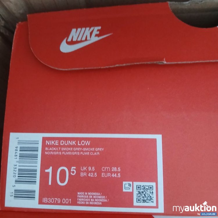 Artikel Nr. 954235: Nike Dunk Low Smoke Grey Sneaker