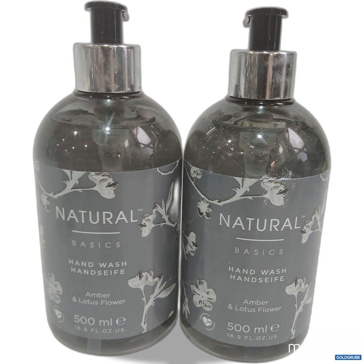Artikel Nr. 981235 Artikel Nr. 981235: Natural Basics Handseife Amber&Lotus Blume 500ml 2Stk