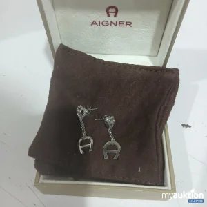 Auktion Aigner Ohrstecker mit Anhänger