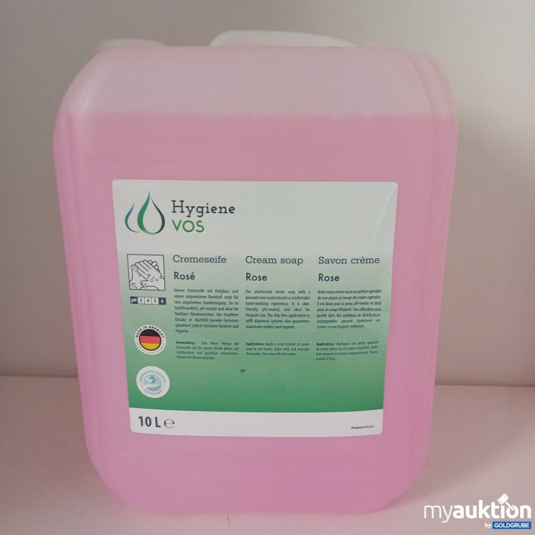 Artikel Nr. 467236: Hygiene VOS, 10 l Cremeseife Rosé