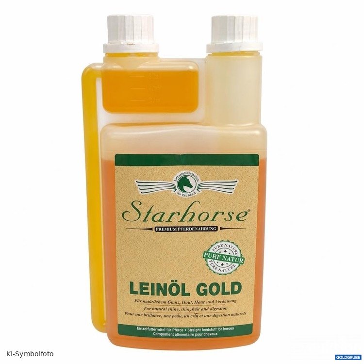 Artikel Nr. 472236: Starhorse Leinöl Gold Pferdefutter 1000ml