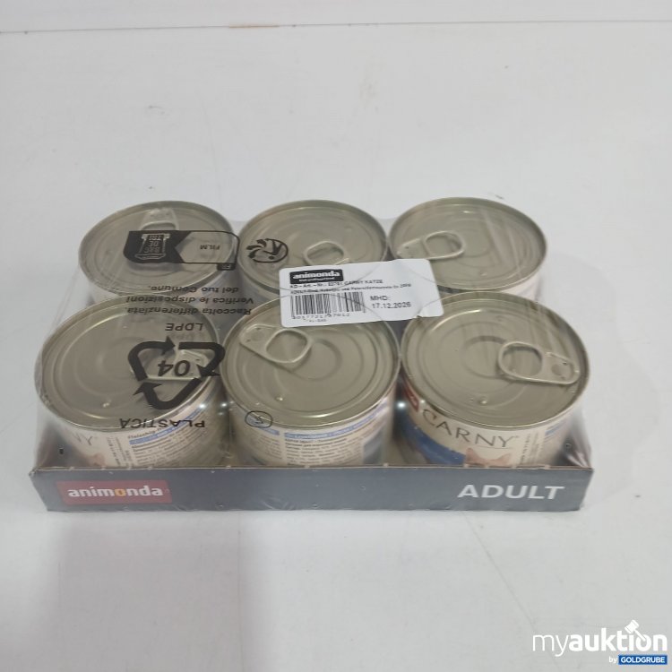 Artikel Nr. 809236: Animonda Katzenfutter Adult Rind,Kabeljau,Petersilienwurzel 6x200g