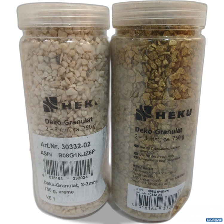 Artikel Nr. 888236: Heku Deko-Granulat 2-3mm ca. 750g Creme & Gold 