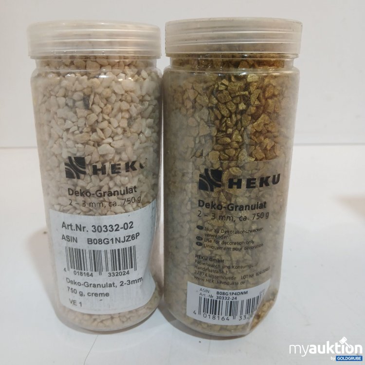 Artikel Nr. 888236: Heku Deko-Granulat 2-3mm ca. 750g Creme & Gold 