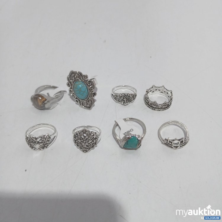Artikel Nr. 911236: Diverse Ringe 8 Stück 