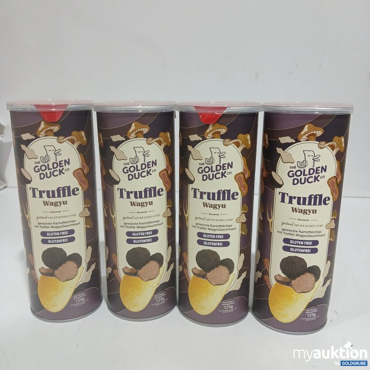 Artikel Nr. 916236: The Golden Duck Truffle Wagyu Spiced Potato Crisps je 125g
