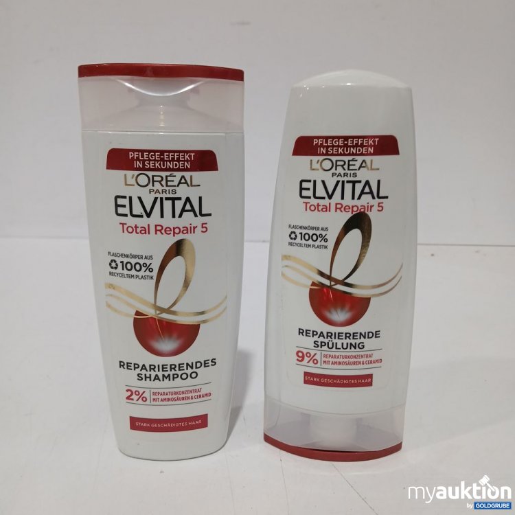 Artikel Nr. 918236: L'Oréal Paris Elvital Total Repair 5 Shampoo 250ml und Spülung 200ml