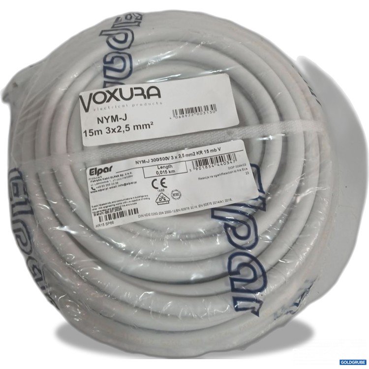 Artikel Nr. 919236: Voxura NYM-J 3x2,5 mm² 15 m