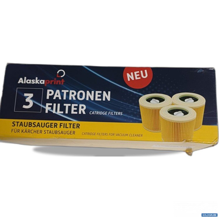 Artikel Nr. 922236: Alaskaprint Patronenfilter Staubsaugerfilter 3 Stück