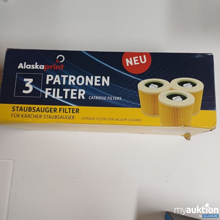 Artikel Nr. 922236: Alaskaprint Patronenfilter Staubsaugerfilter 3 Stück