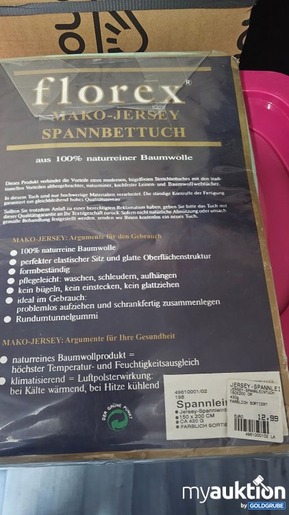 Artikel Nr. 394237 Artikel Nr. 394237: Mako-Jersey-Spannbettuch
