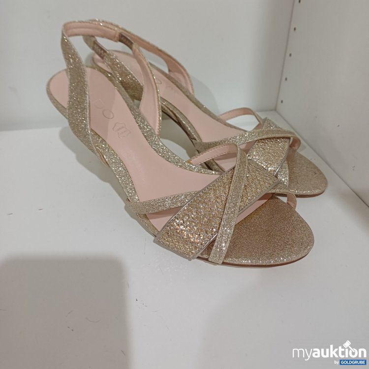 Artikel Nr. 464237 Artikel Nr. 464237: Aldo Damensandalen Größe EU 37 gold glitzernd