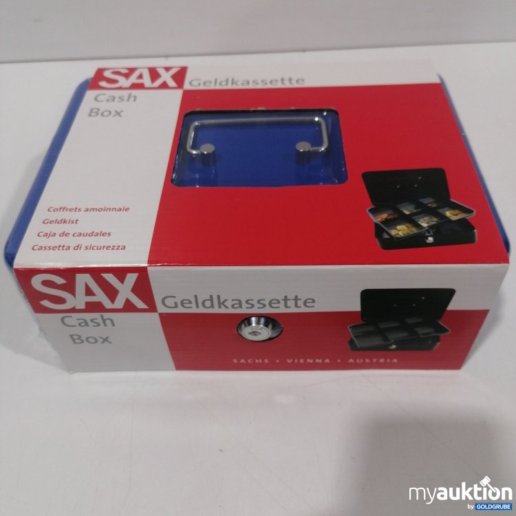 Artikel Nr. 522237: SAX Geldkassette blau 081204