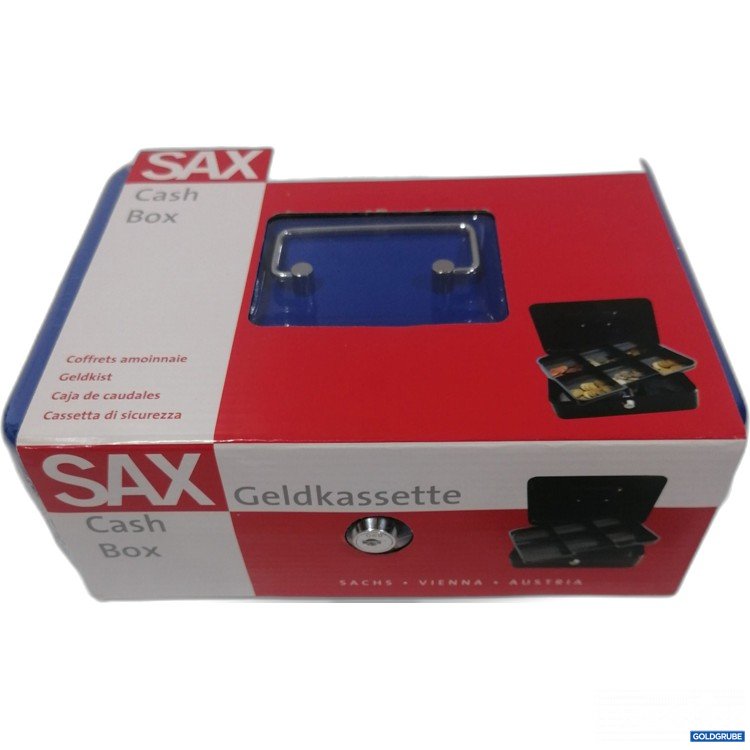 Artikel Nr. 522237: SAX Geldkassette blau 081204