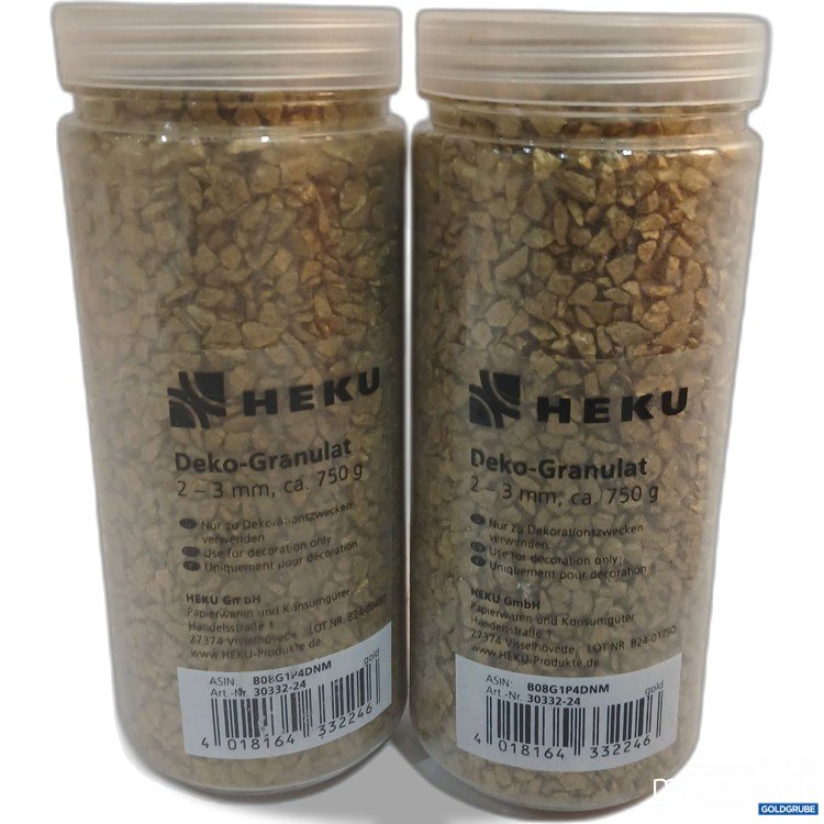 Artikel Nr. 888237: Heku Deko-Granulat 2-3mm ca. 750g Gold 