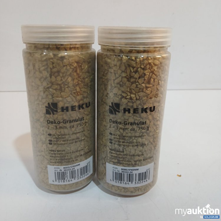 Artikel Nr. 888237: Heku Deko-Granulat 2-3mm ca. 750g Gold 