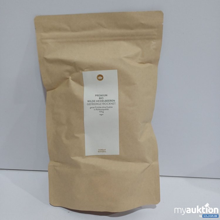 Artikel Nr. 890237: Sunday Natural gefriergetrocknete Bio-Heidelbeeren 100g