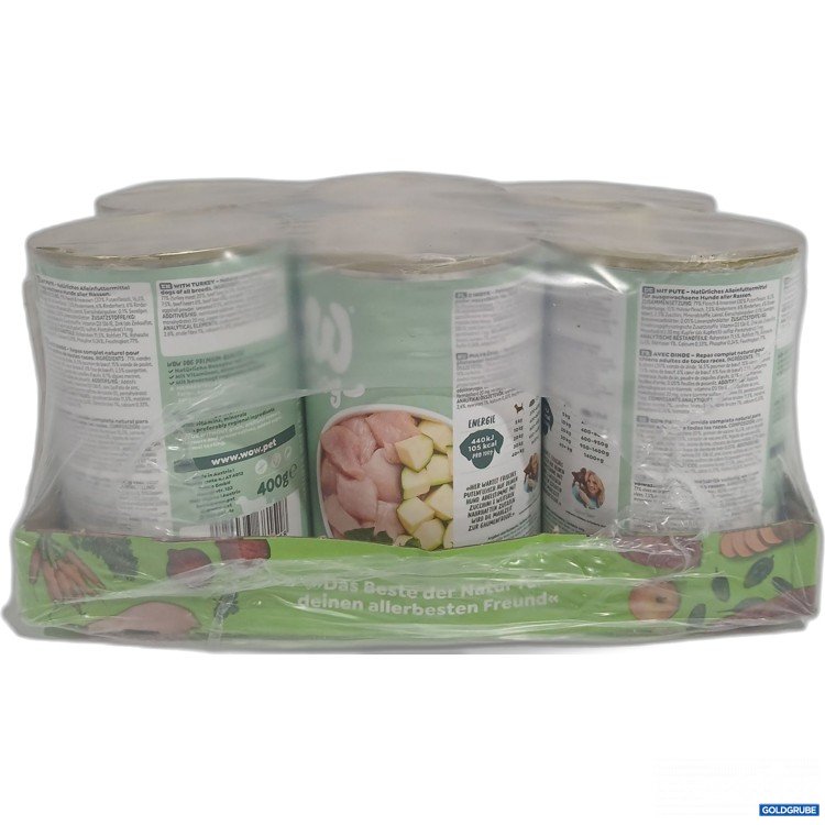 Artikel Nr. 898237 Artikel Nr. 898237: Wow Hundefutter Pute 6x400g