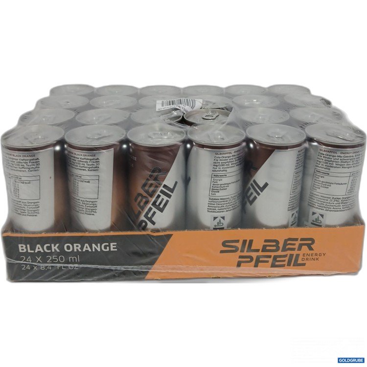 Artikel Nr. 913237: Silber Pfeil  Black Orange Energy Drink 24x250ml