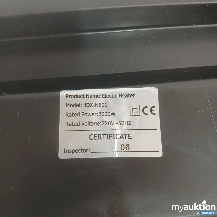 Artikel Nr. 960237: Electic Heater HDX-N801 