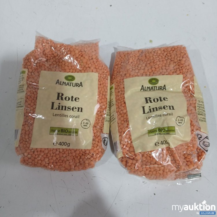 Artikel Nr. 970237: Alnatura Rote Linsen je 400g 