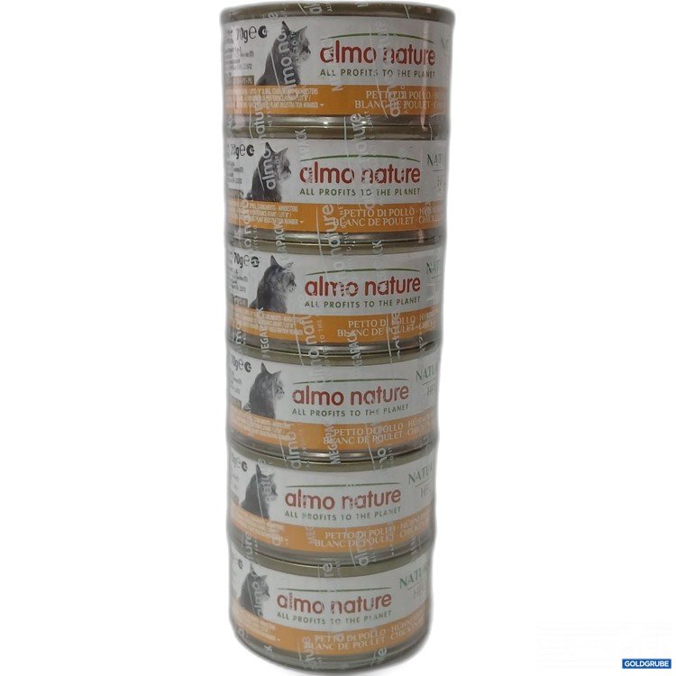 Artikel Nr. 973237: Almo Nature Hühnerbrust Katzenfutter 6x70g