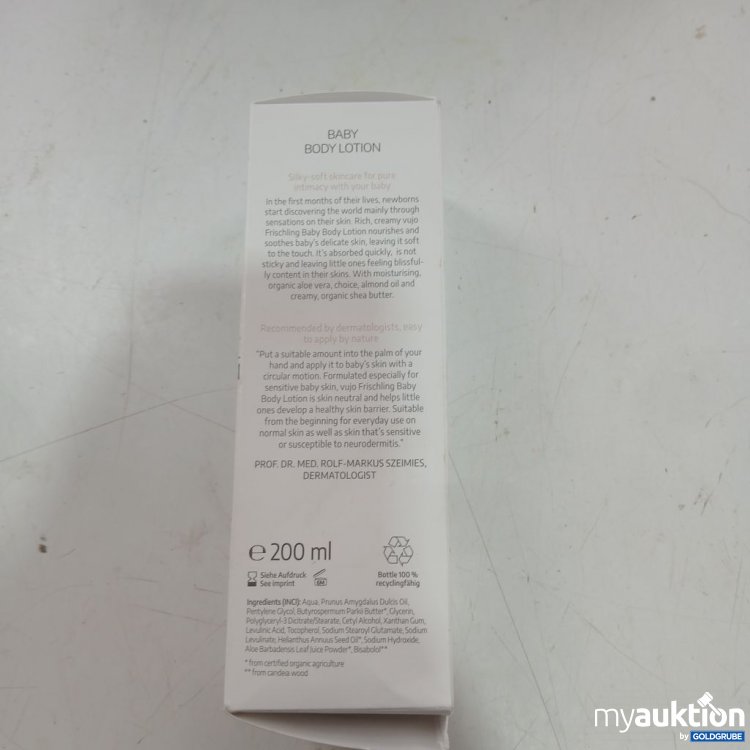 Artikel Nr. 987237 Artikel Nr. 987237: vujo BABY KÖRPERLOTION 200ml