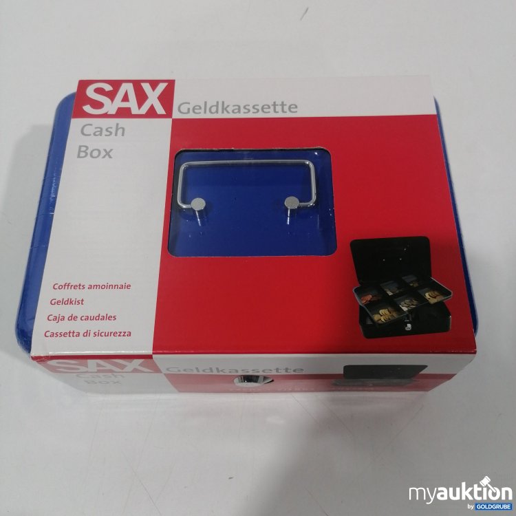 Artikel Nr. 522238: SAX Geldkassette blau 081204